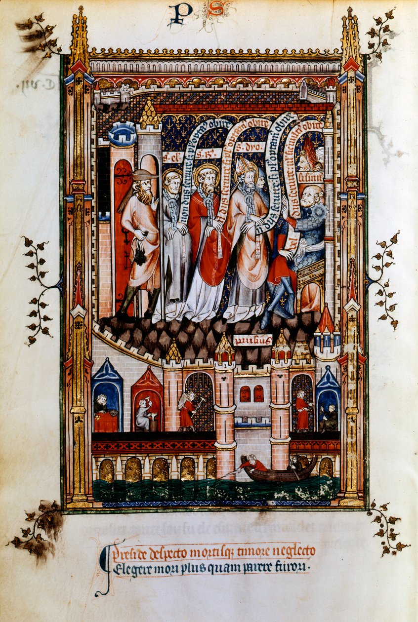 St Denis Taken to Sisinnius by Unbekannt