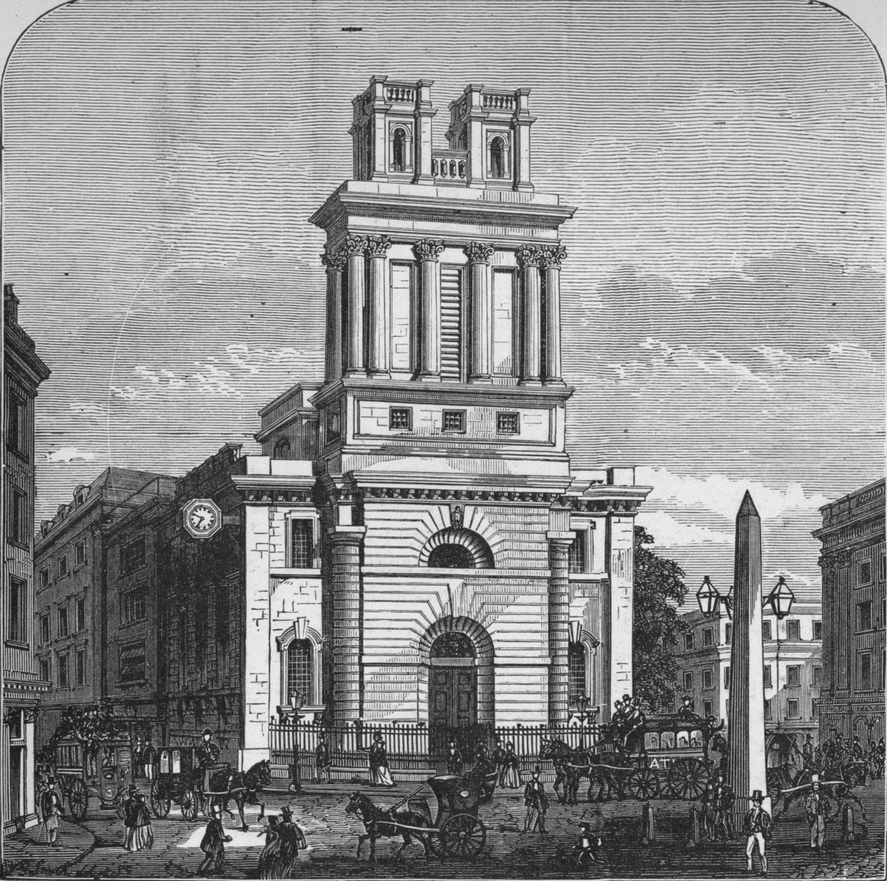St. Mary Woolnoth by Unbekannt