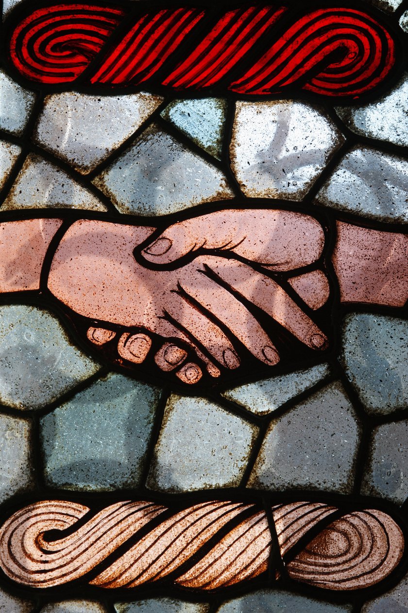 Stained Glass: Yom Kippur, Budapest by Unbekannt