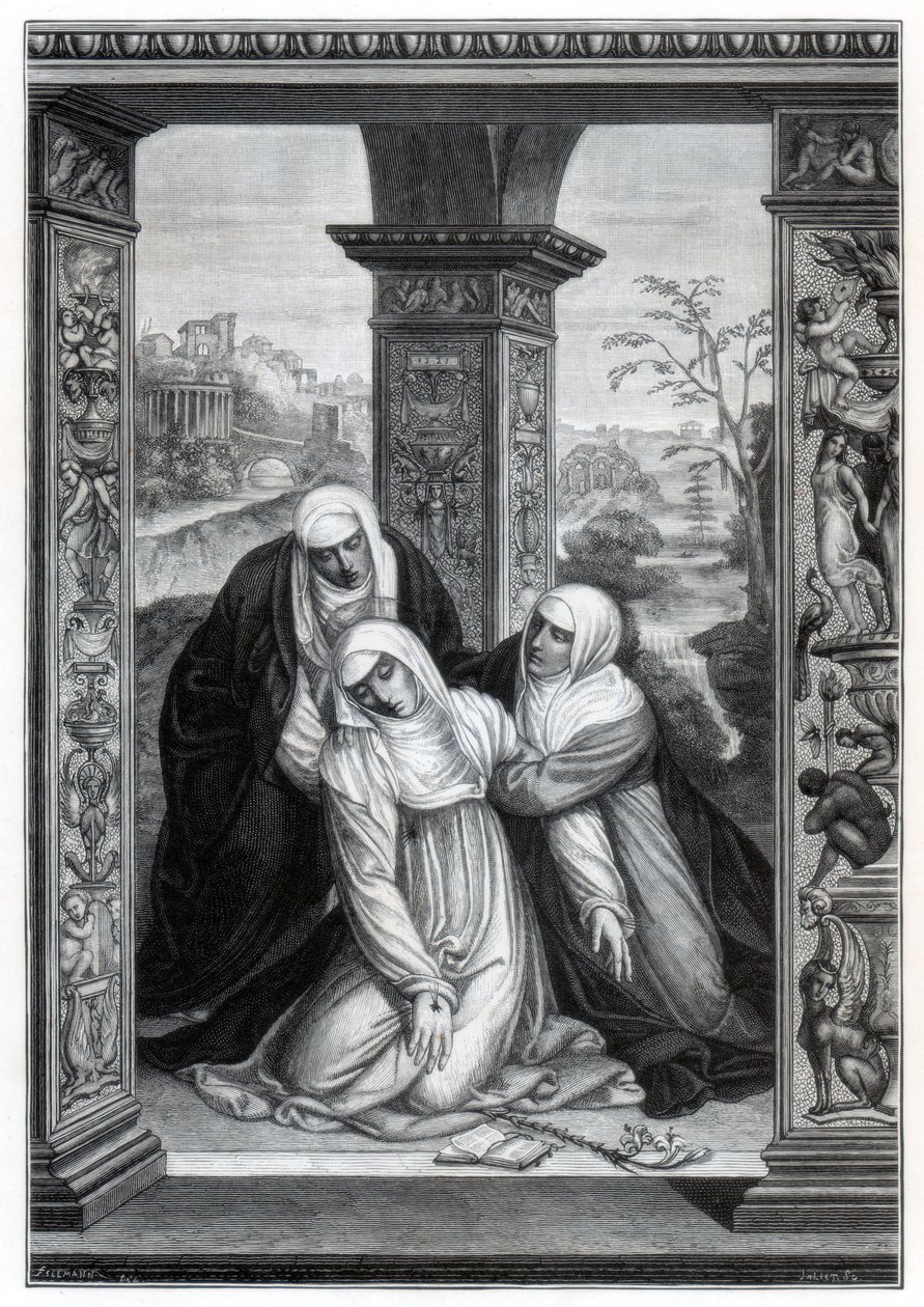 Stigmatization of Saint Catherine of Siena by Unbekannt