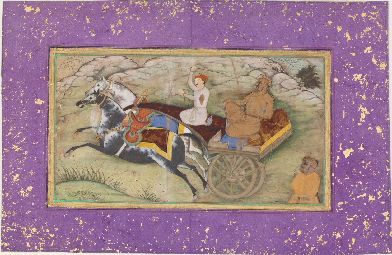 Sultan Salim in a Carriage by Unbekannt