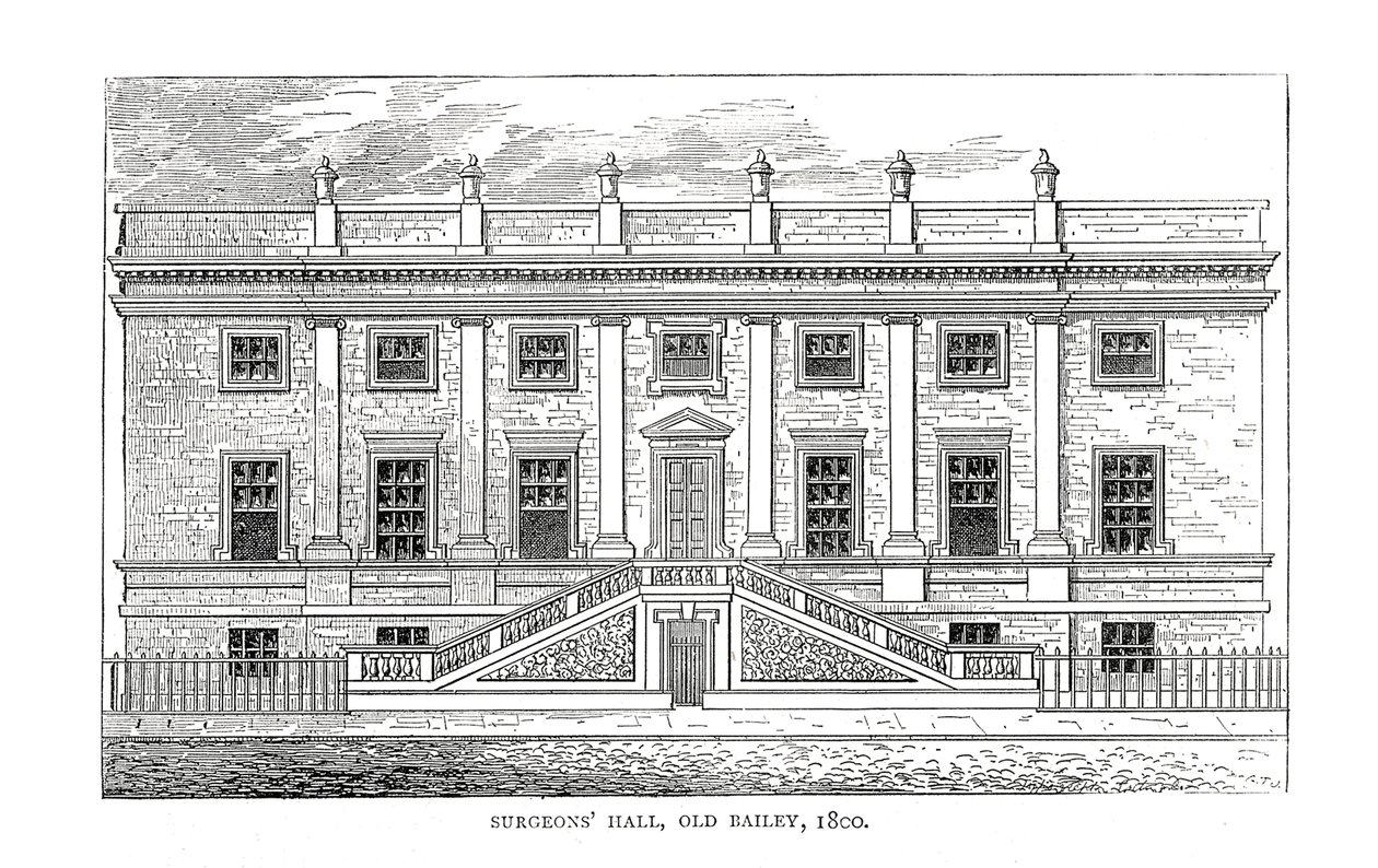 Surgeons Hall, Old Bailey by Unbekannt