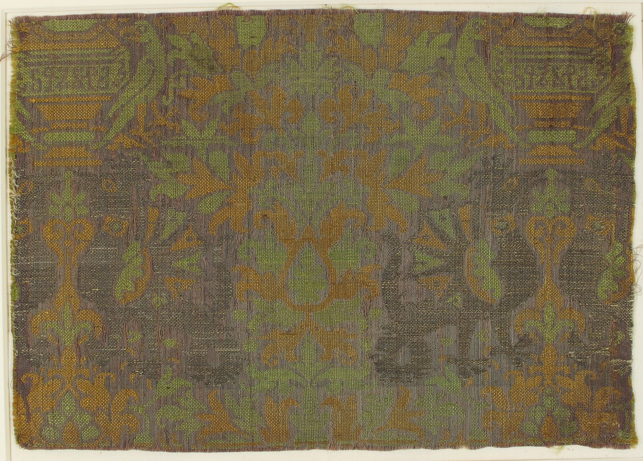 Textile with Plants and Animals, Italian, 15th century by Unbekannt