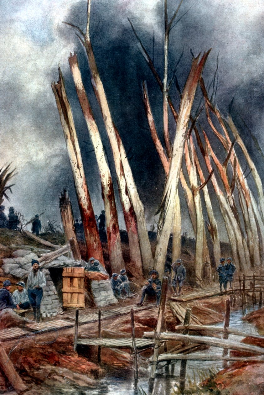 The Offensive at Yser by Unbekannt