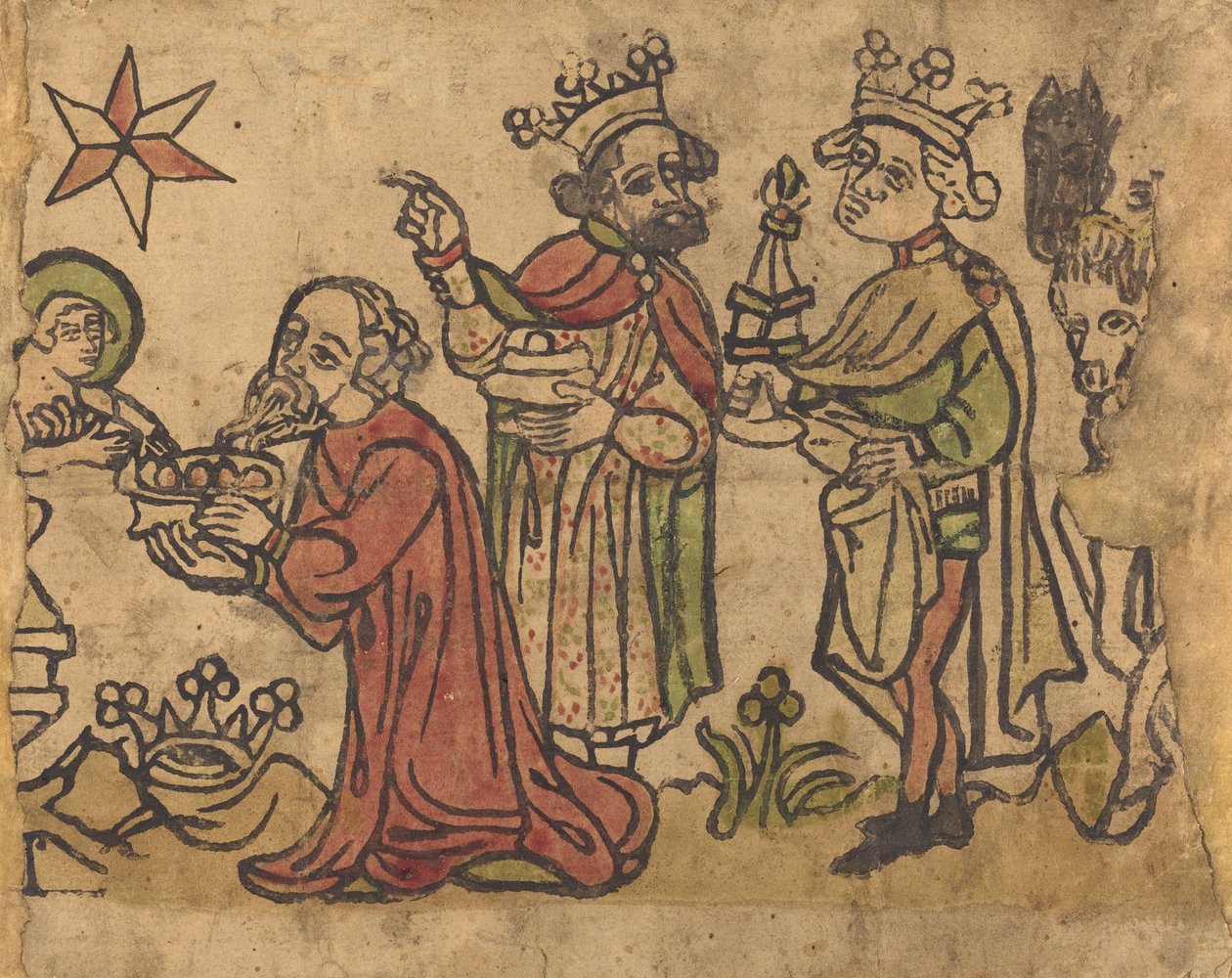 The Adoration of the Magi by Unbekannt