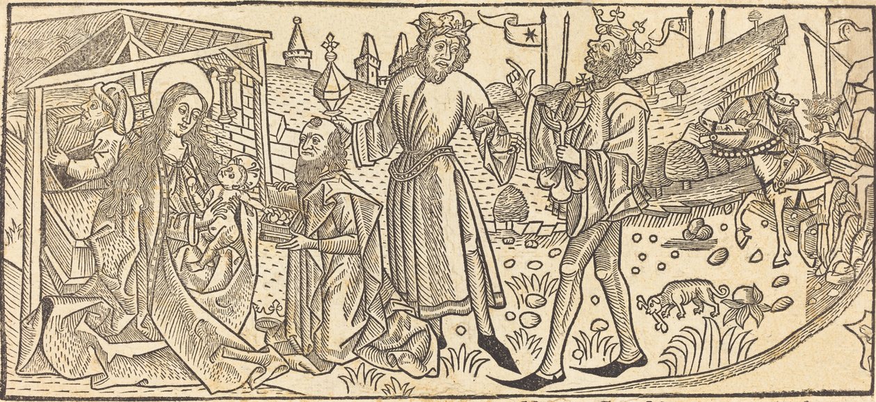The Adoration of the Magi by Unbekannt