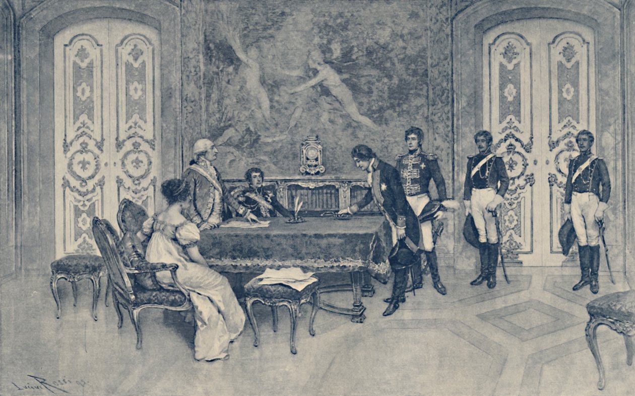 The Arrest of Ferdinand, 1807 by Unbekannt