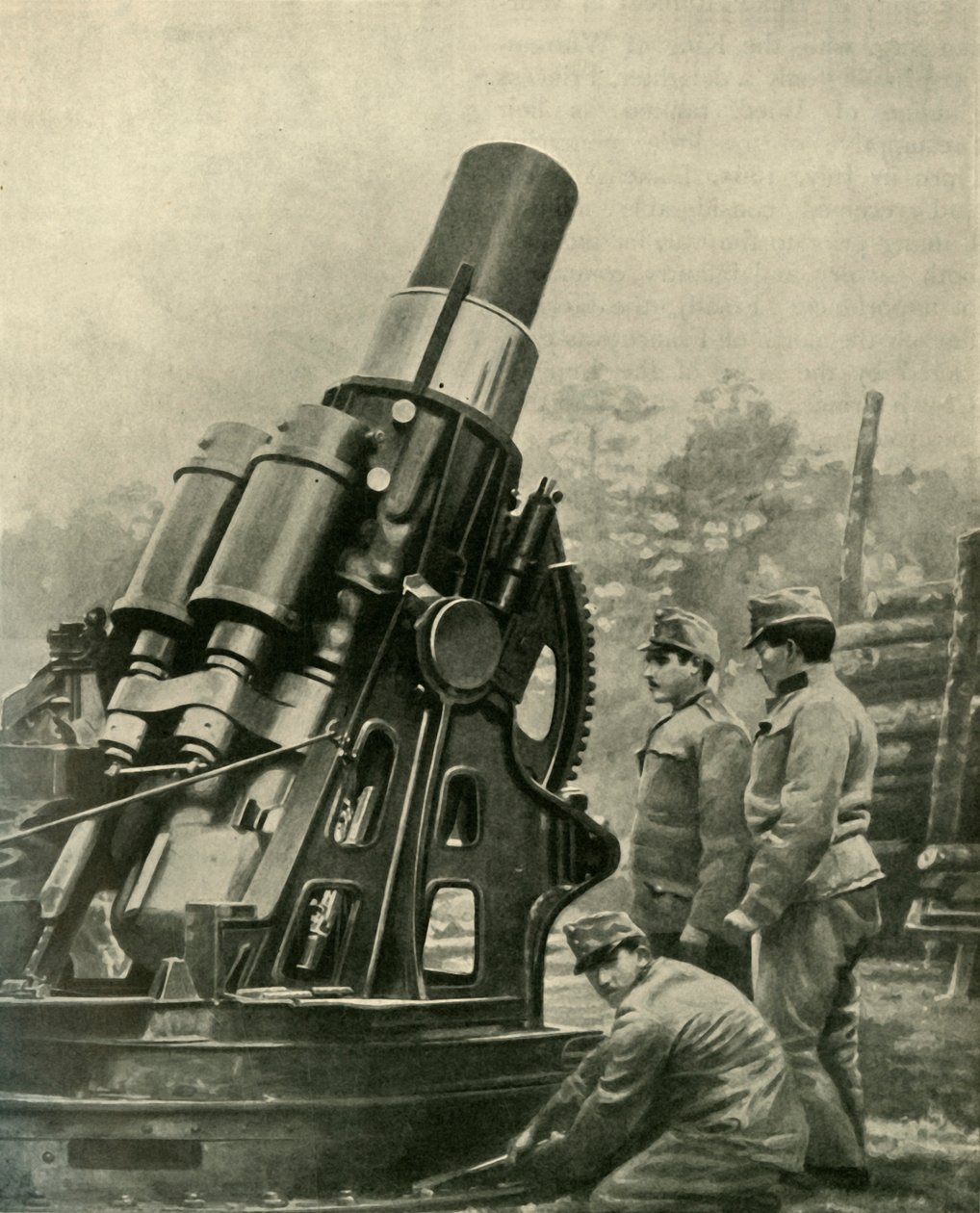 The Austrian 12-inch Siege Howitzer by Unbekannt