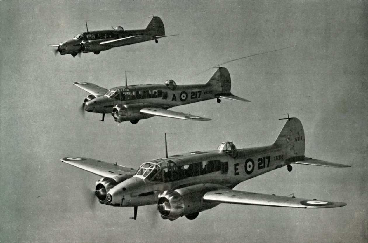 The Avro Anson by Unbekannt
