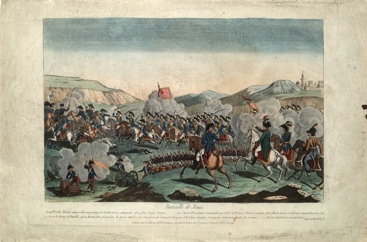 The Battle of Jena by Unbekannt