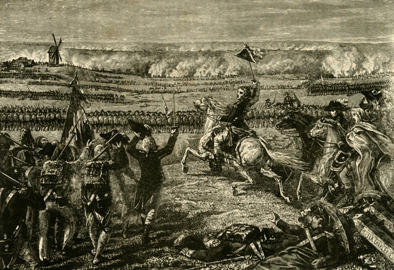 The Battle of Valmy by Unbekannt