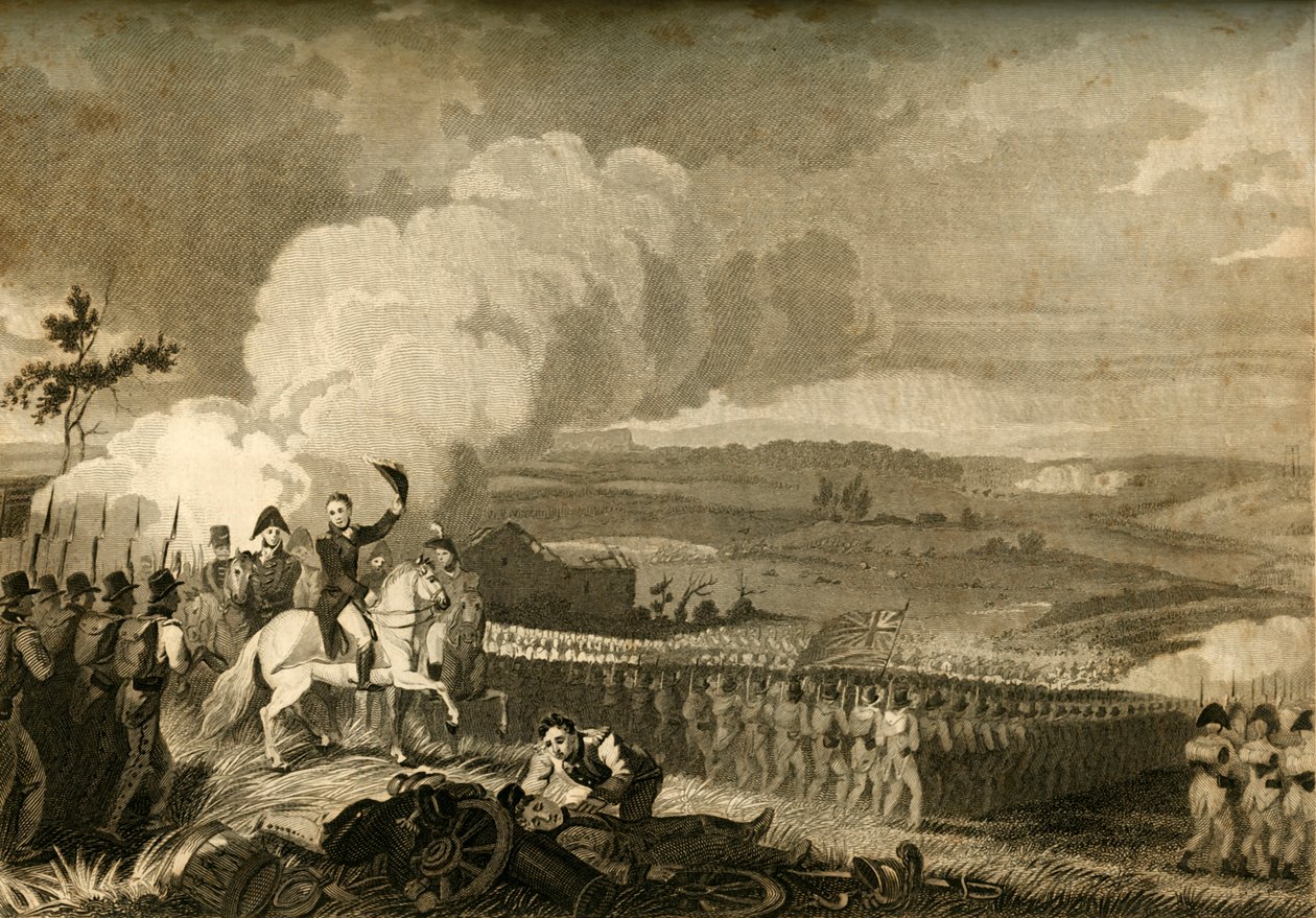 The Battle of Waterloo, 18 June 1815 by Unbekannt