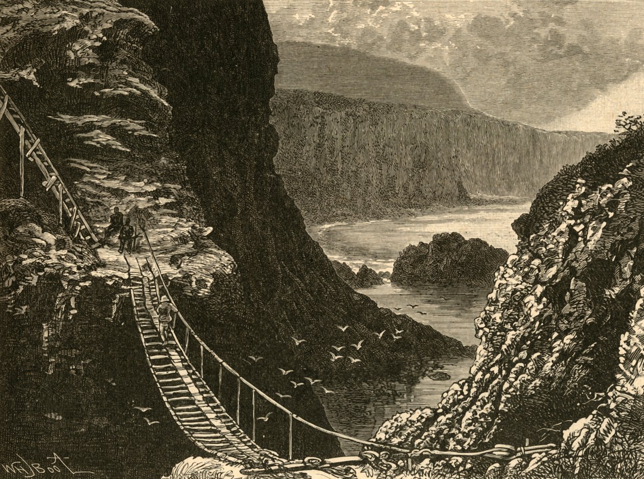 The Bridge, Carrick-A-Rede, 1898 by Unbekannt