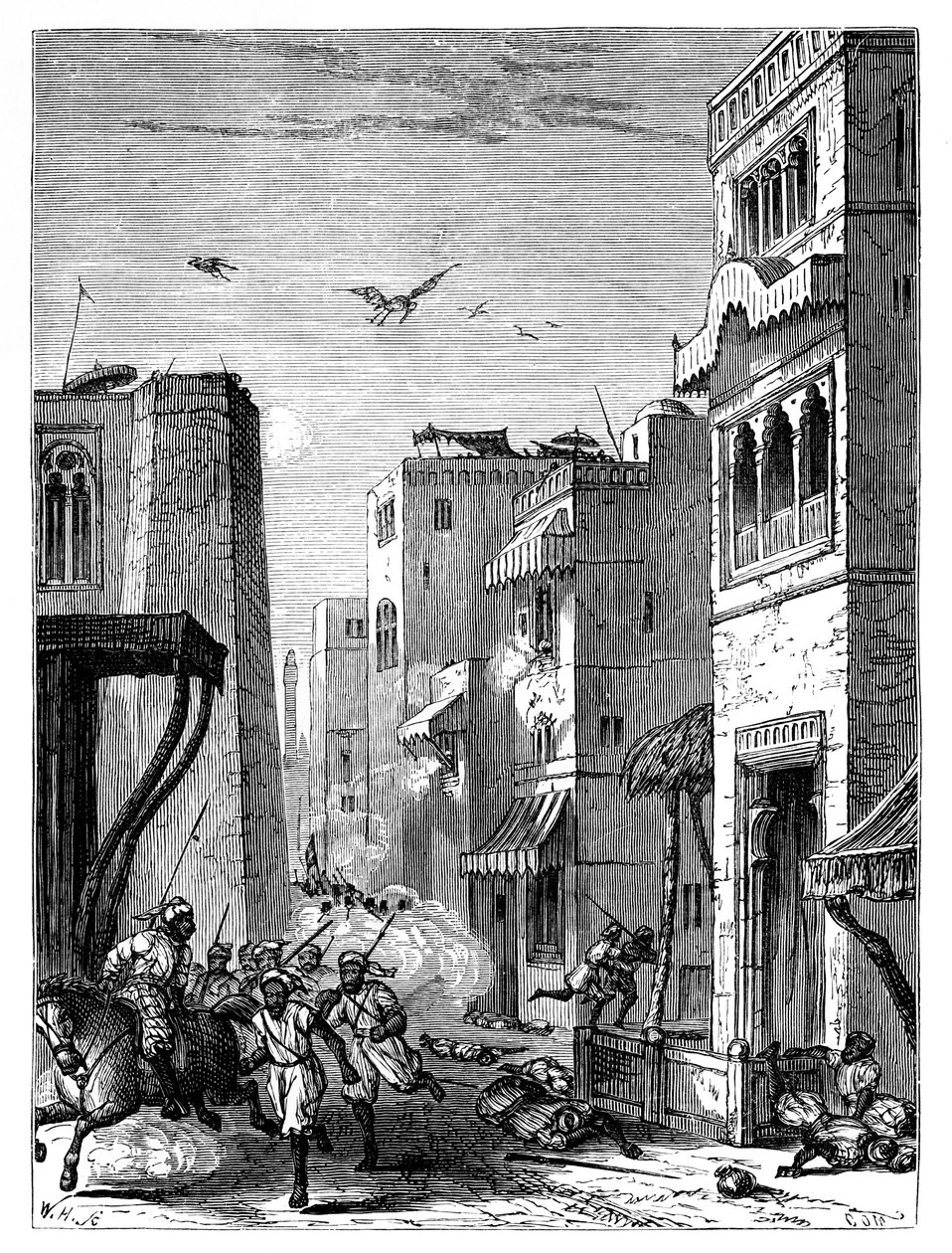 The British Troops Entering Multan by Unbekannt