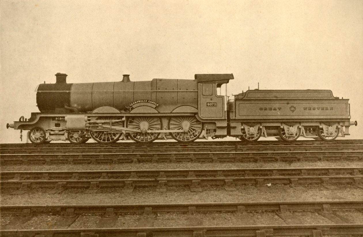 The Caerphilly Castle 4-6-0, Great Western Railway by Unbekannt