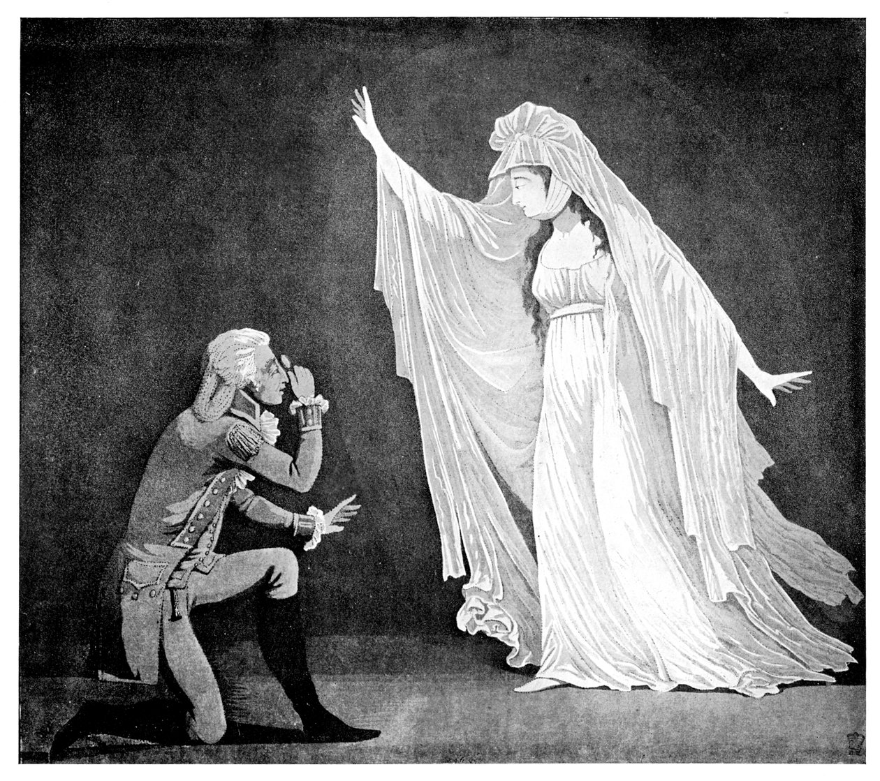The Castle Spectre and Her Earnest Admirer by Unbekannt