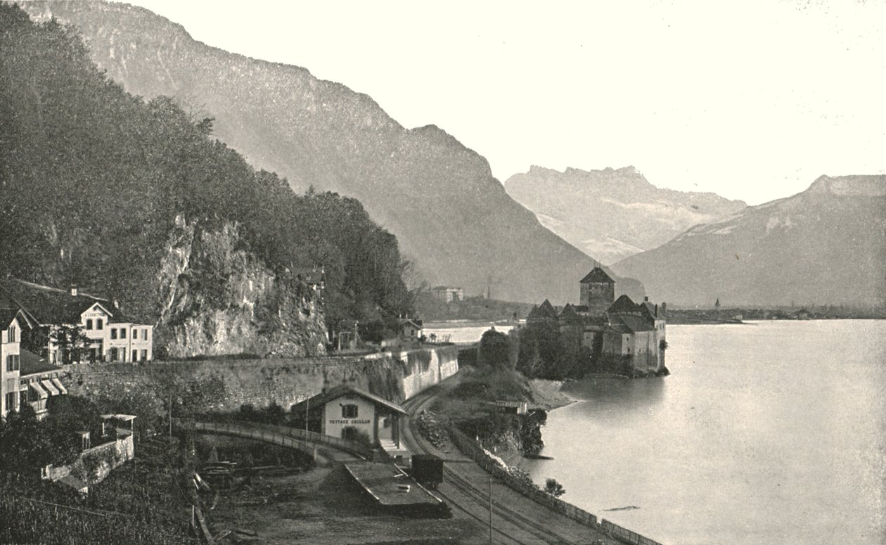The Castle at Chillon, Switzerland by Unbekannt