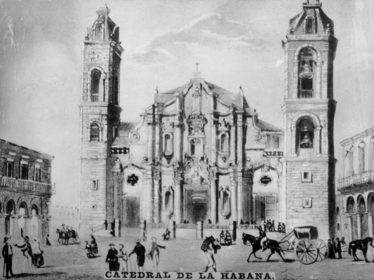 The Cathedral of Havana by Unbekannt