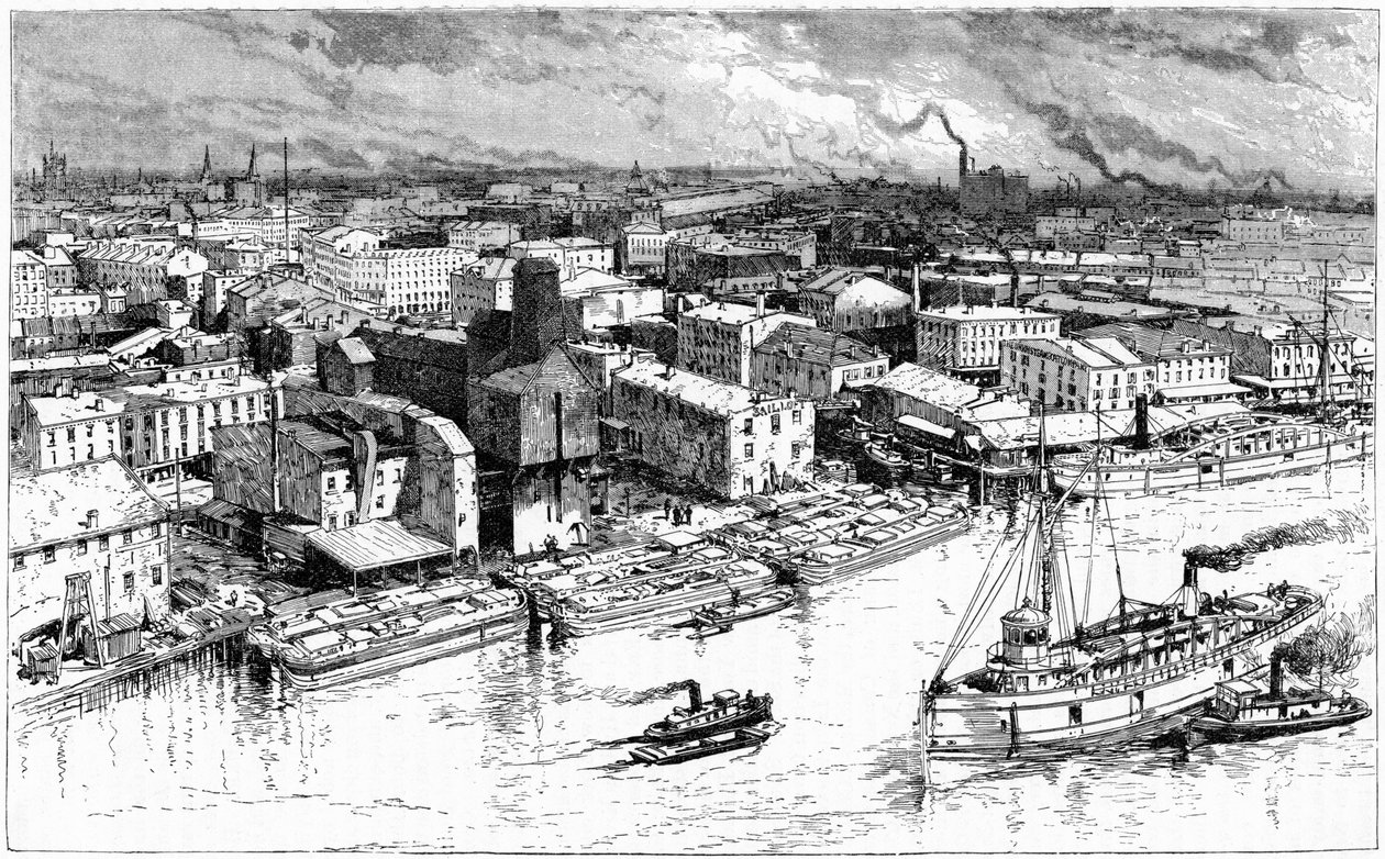 The City of Buffalo by Unbekannt