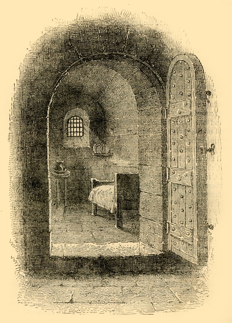 The Condemned Cell in Newgate by Unbekannt