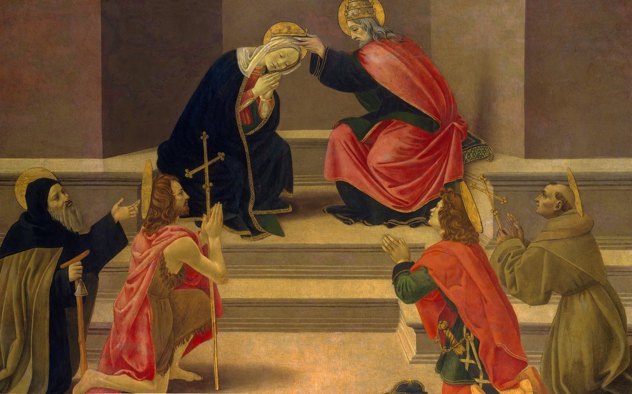 The Coronation of the Virgin by Unbekannt