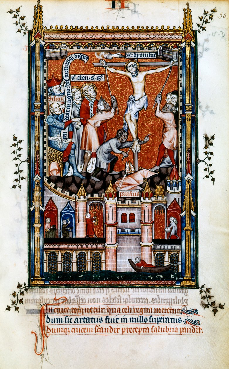 The Crucifixion of St Denis by Unbekannt