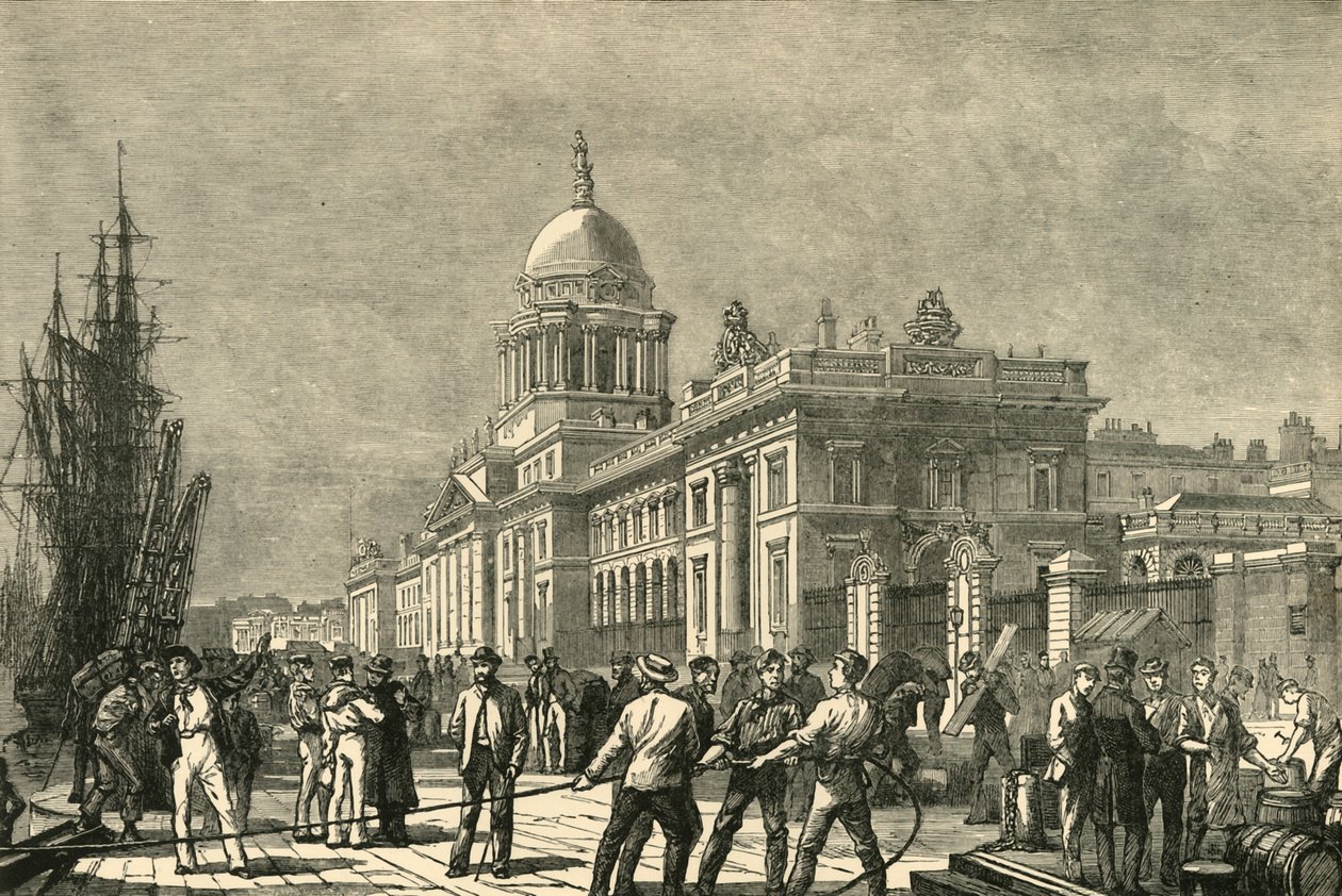 The Custom House, Dublin by Unbekannt
