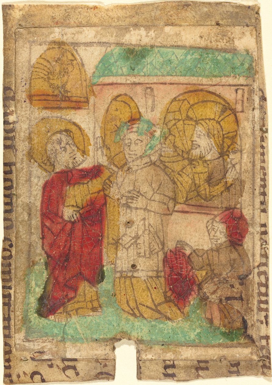 The Denial of Peter, c. 1455-1465 by Unbekannt