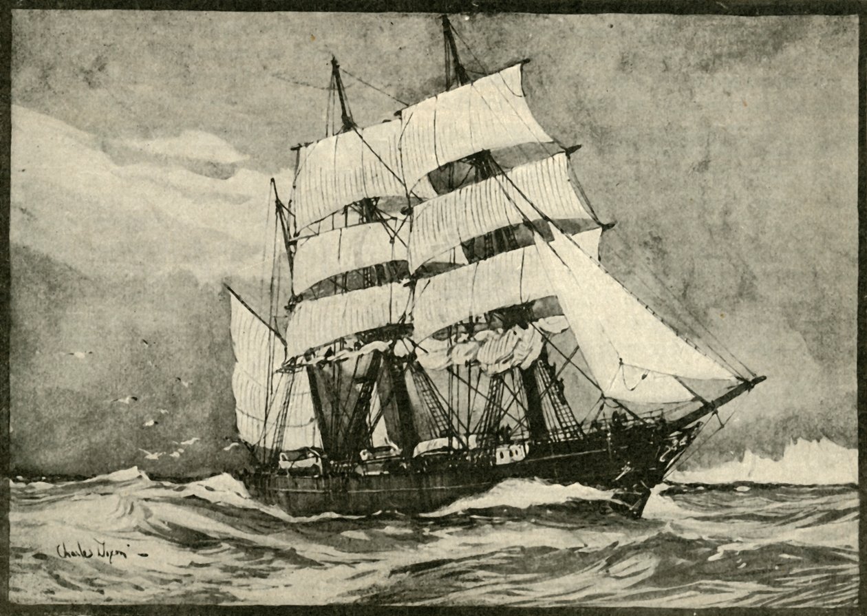 The Discovery Under Full Sail, 1901 by Unbekannt