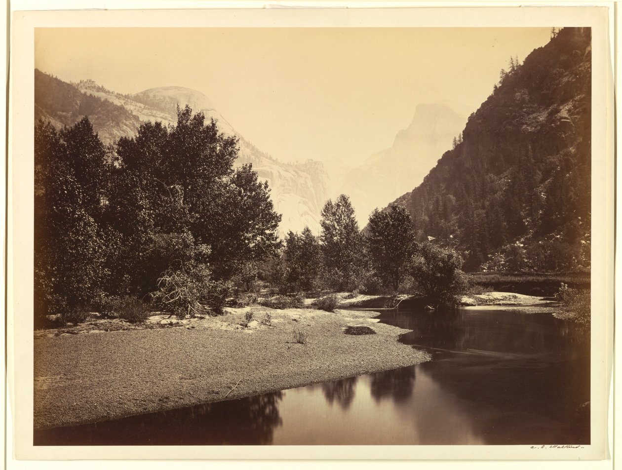 The Domes from the Valley, Yosemite by Unbekannt