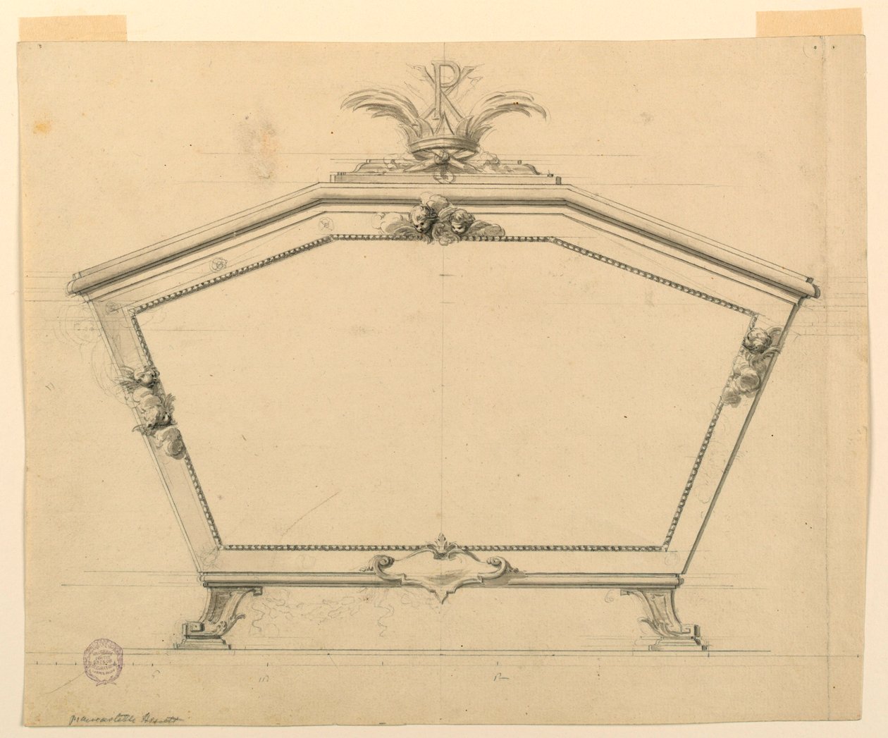 The Elevation of a Reliquary Shrine by Unbekannt