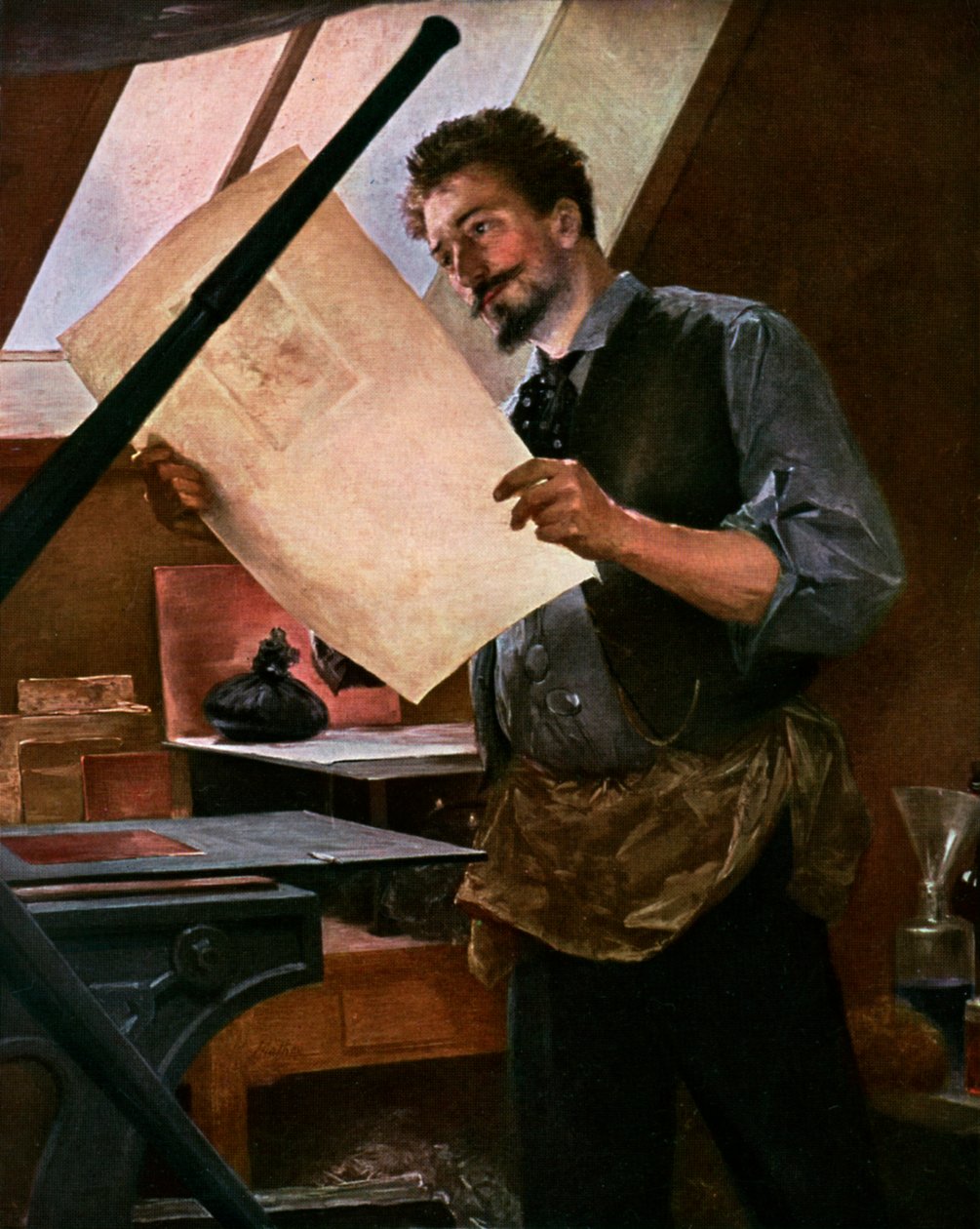 The Engraver by Unbekannt