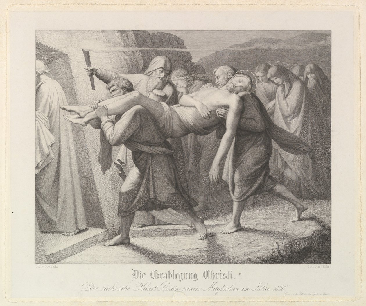 The Entombment by Unbekannt