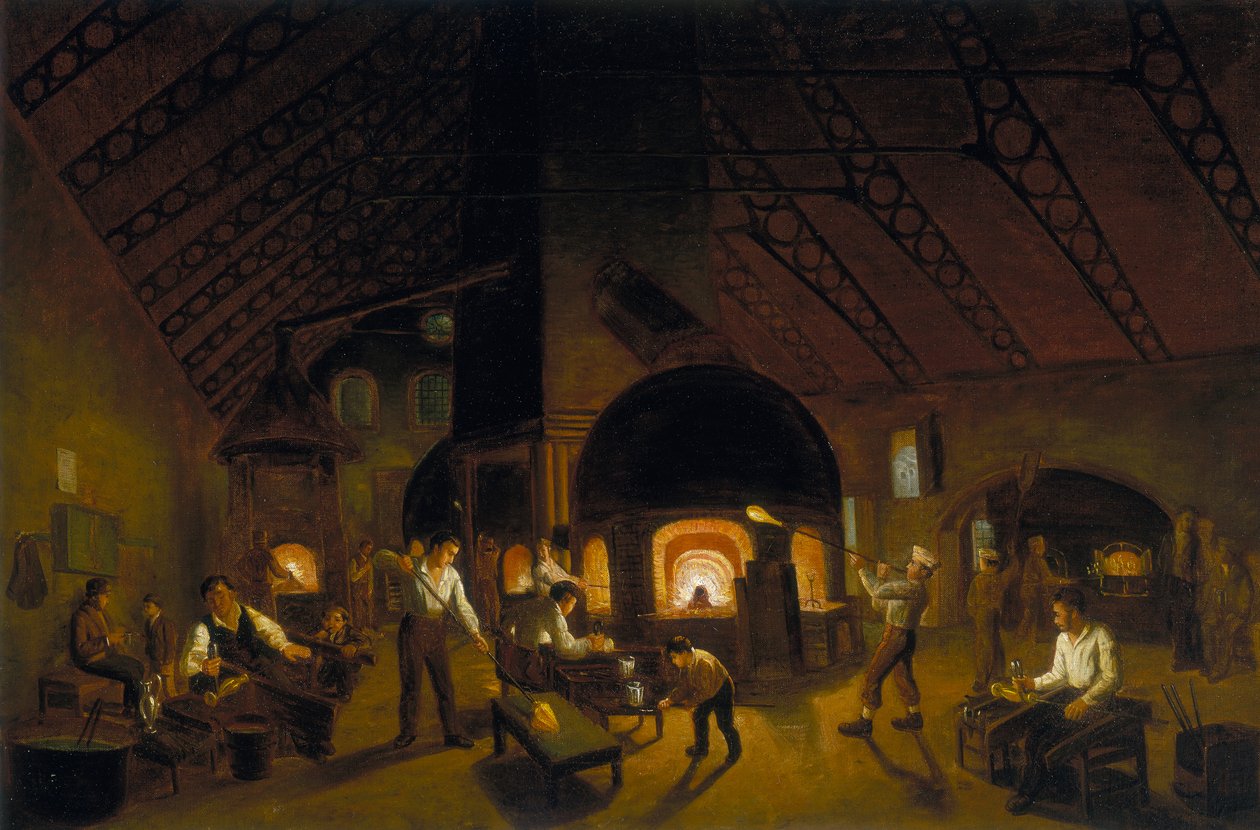 The Falcon Glassworks, c. 1840 by Unbekannt