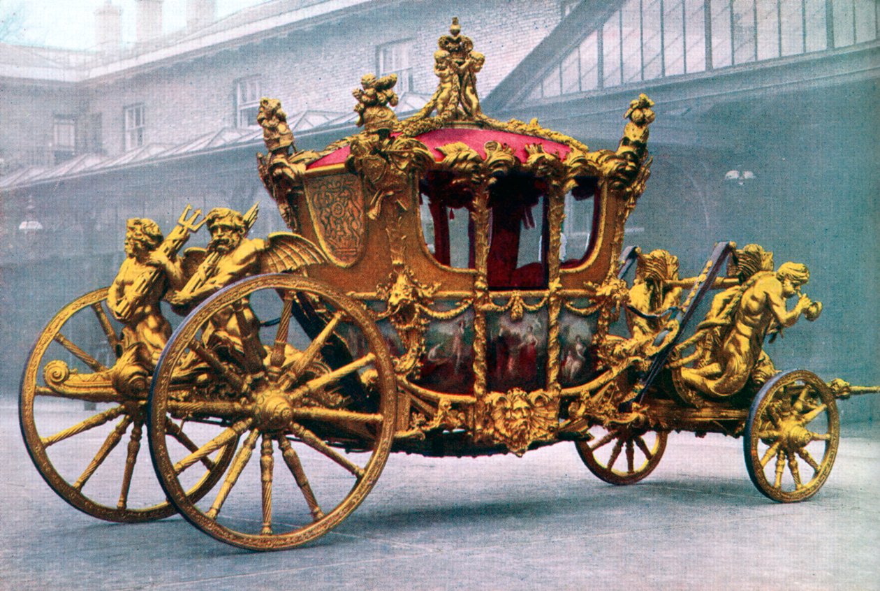 The Gold State Coach by Unbekannt