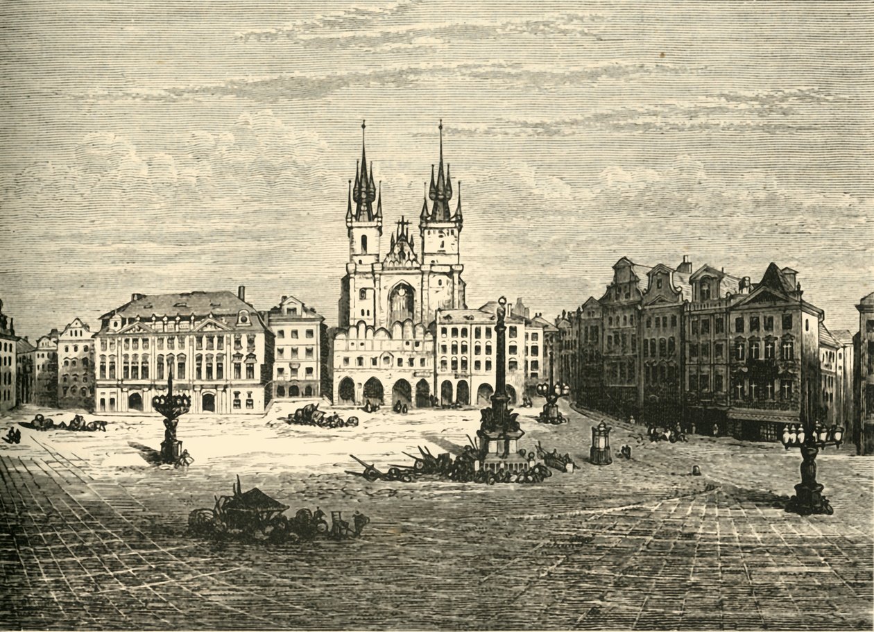 The Great Square, Prague by Unbekannt