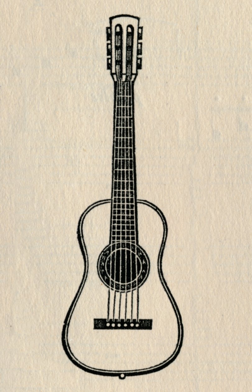 The Guitar by Unbekannt
