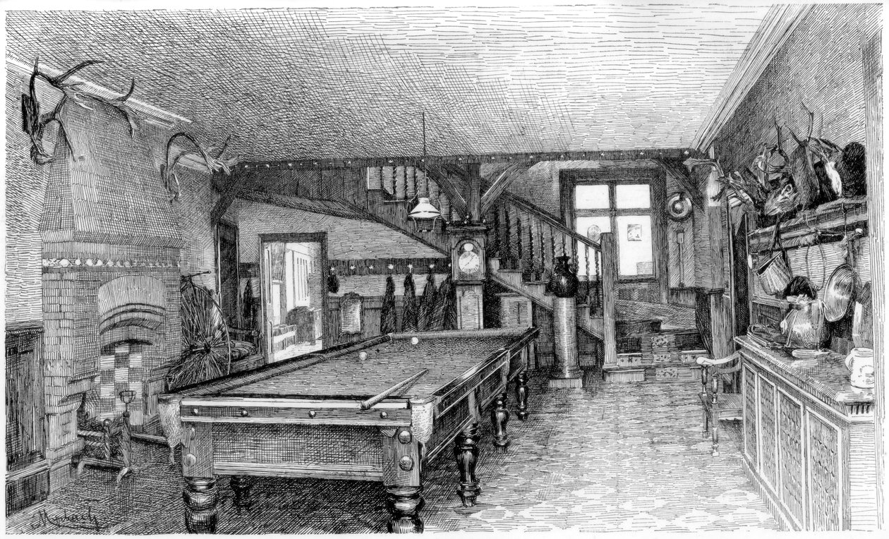The Hall at Silverbeck by Unbekannt