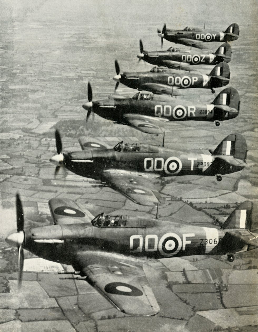 The Hawker Hurricane by Unbekannt