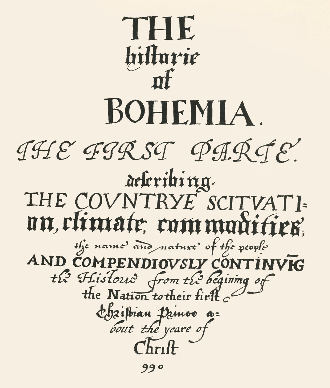 The Historie of Bohemia by Unbekannt