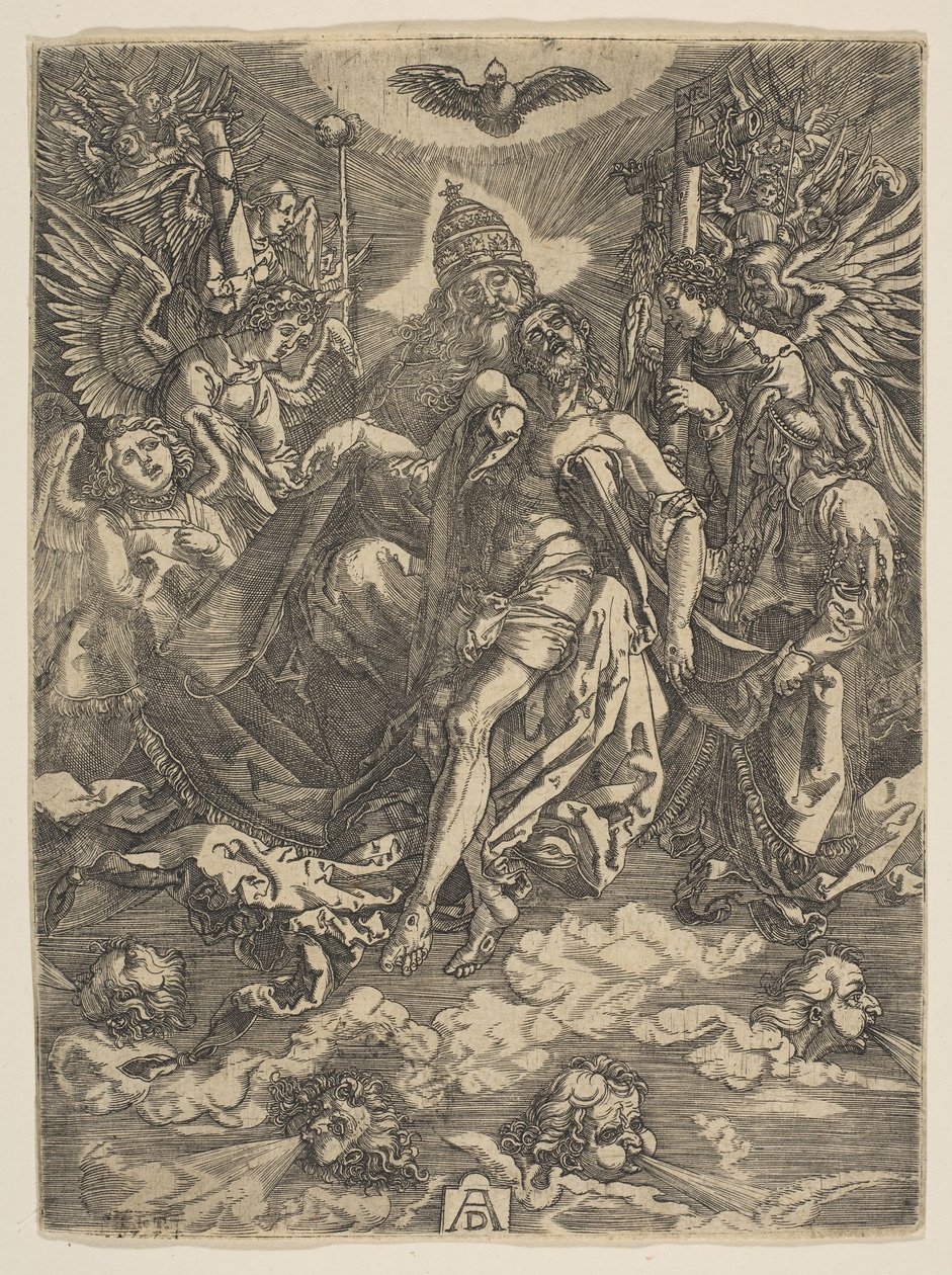The Holy Trinity (reduced copy) by Unbekannt