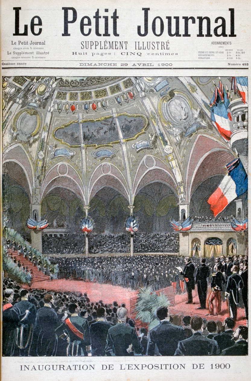 The Inauguration of the Universal Exhibition of 1900 by Unbekannt