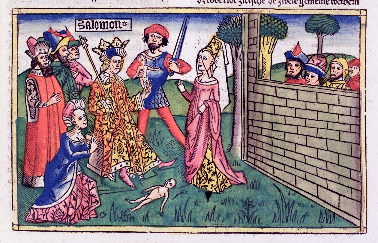 The Judgement of Solomon by Unbekannt