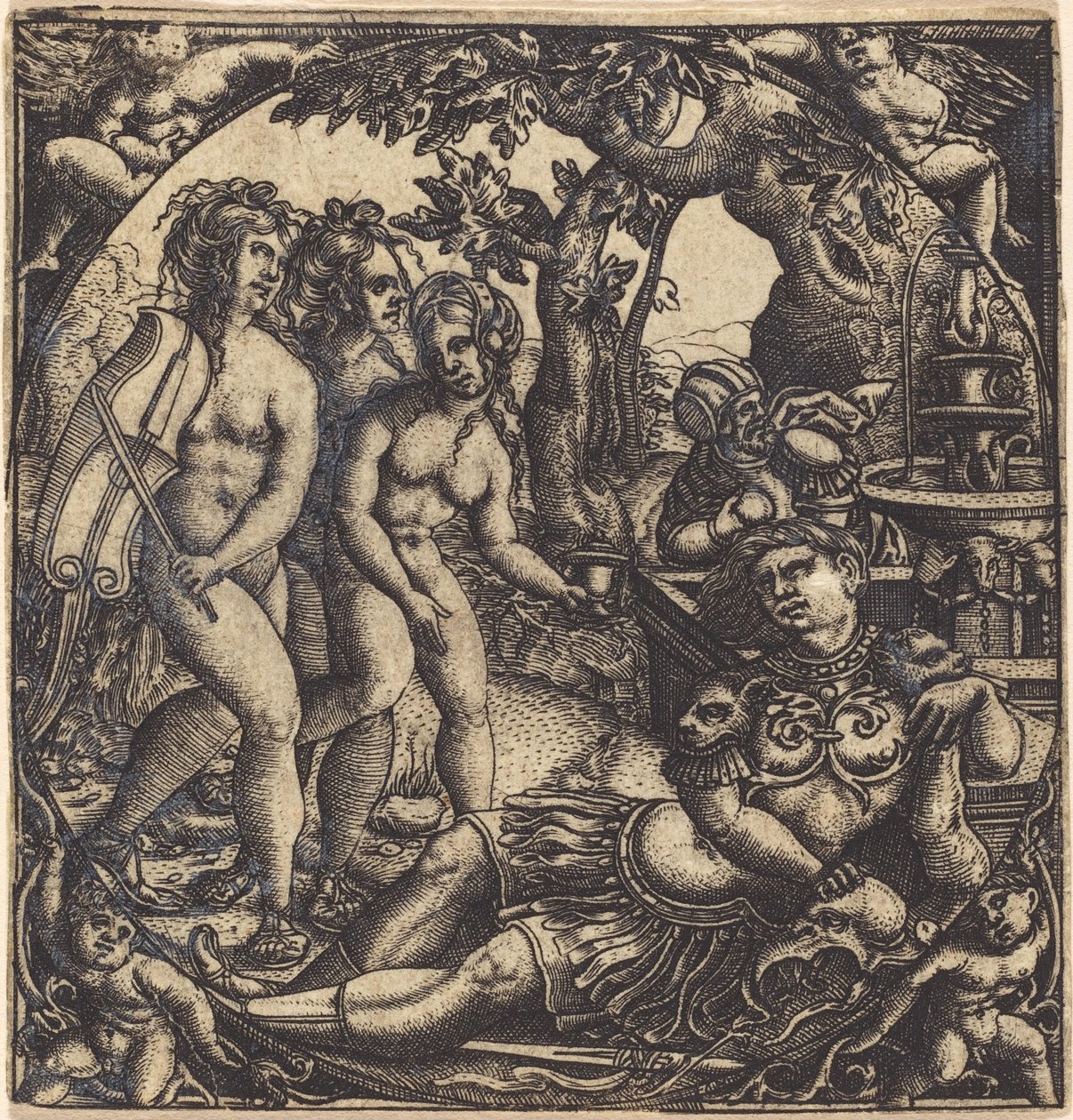 The Judgment of Paris by Unbekannt