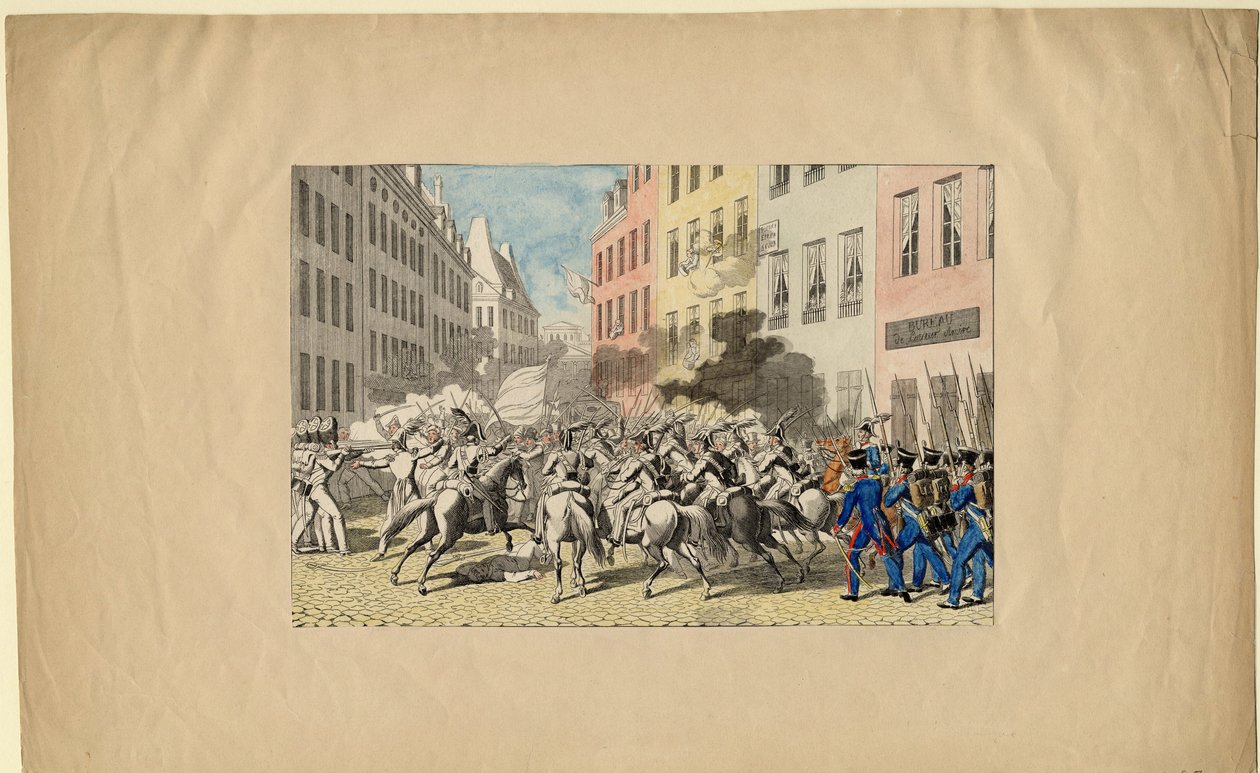 The July Revolution of 1830, 1830 by Unbekannt