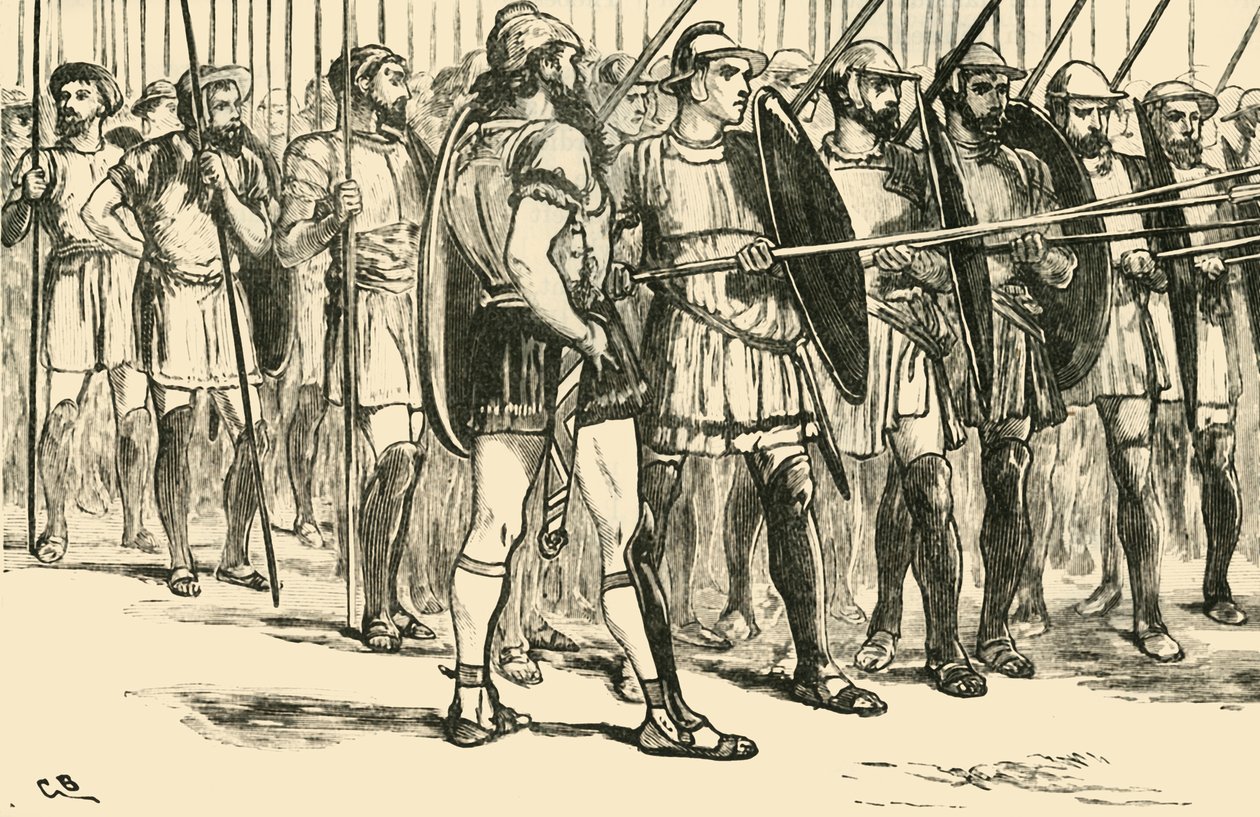 The Macedonian Phalanx by Unbekannt