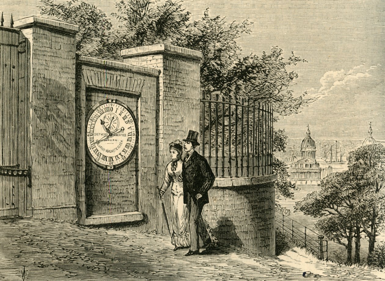 The Magnetic Clock, Greenwich Observatory by Unbekannt