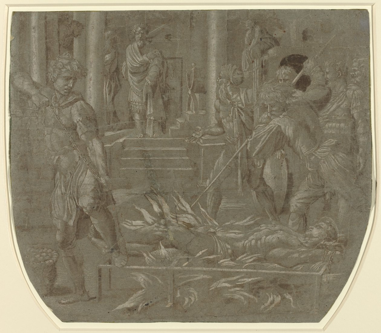 The Martyrdom of Saint Lawrence by Unbekannt