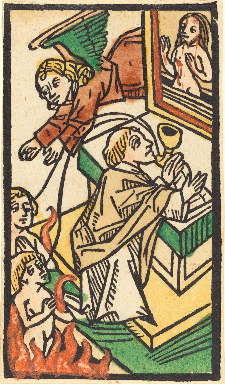The Mass of Saint Gregory by Unbekannt