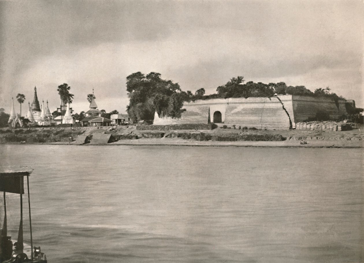 The Murhla Fort on the Irrawaddy by Unbekannt